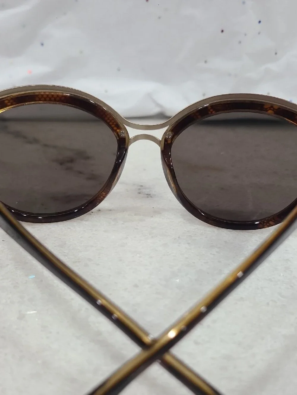 Bon Vivant PENELOPE/7238 Women's Brown Tortoiseshell Cat-eye Sunglasses.